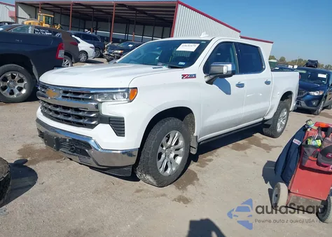 2022 Chevrolet Silverado 1500 4Wd Short Bed Ltz z USA, uszkodzony, nr VIN 1GCUDGET8NZ609504